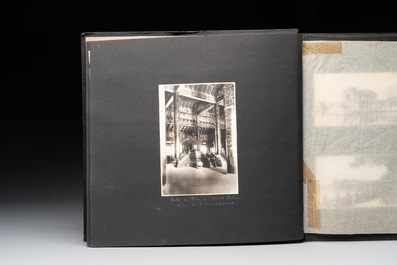A photo album documenting the Huanggutun incident, prominent figures of China and sights of Beijing in the early 20th C., dated 1928