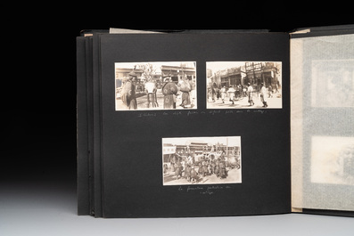 A photo album documenting the Huanggutun incident, prominent figures of China and sights of Beijing in the early 20th C., dated 1928