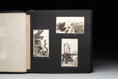A photo album documenting the Huanggutun incident, prominent figures of China and sights of Beijing in the early 20th C., dated 1928