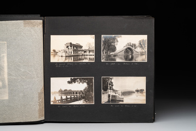 A photo album documenting the Huanggutun incident, prominent figures of China and sights of Beijing in the early 20th C., dated 1928