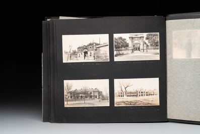 A photo album documenting the Huanggutun incident, prominent figures of China and sights of Beijing in the early 20th C., dated 1928
