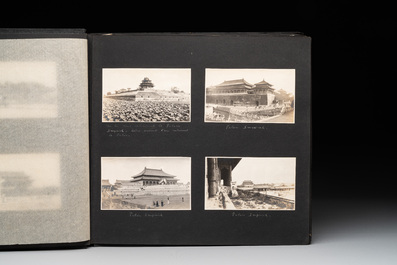 A photo album documenting the Huanggutun incident, prominent figures of China and sights of Beijing in the early 20th C., dated 1928