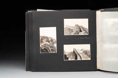 A photo album documenting the Huanggutun incident, prominent figures of China and sights of Beijing in the early 20th C., dated 1928