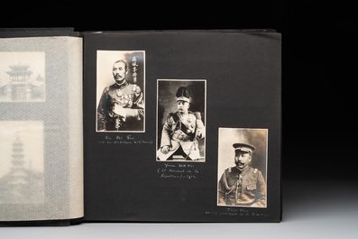 A photo album documenting the Huanggutun incident, prominent figures of China and sights of Beijing in the early 20th C., dated 1928
