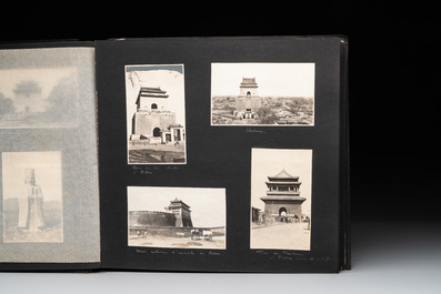 A photo album documenting the Huanggutun incident, prominent figures of China and sights of Beijing in the early 20th C., dated 1928