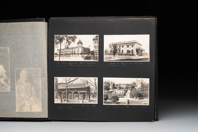 A photo album documenting the Huanggutun incident, prominent figures of China and sights of Beijing in the early 20th C., dated 1928