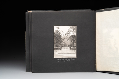 A photo album documenting the Huanggutun incident, prominent figures of China and sights of Beijing in the early 20th C., dated 1928