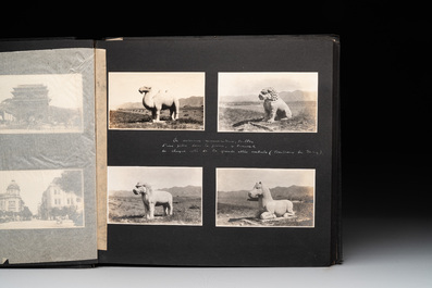 A photo album documenting the Huanggutun incident, prominent figures of China and sights of Beijing in the early 20th C., dated 1928
