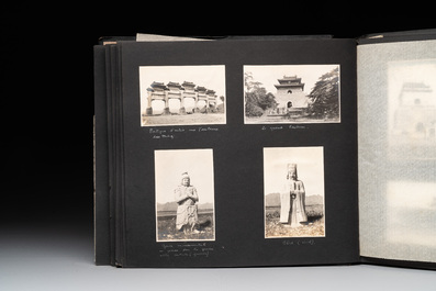 A photo album documenting the Huanggutun incident, prominent figures of China and sights of Beijing in the early 20th C., dated 1928