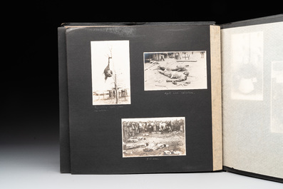 A photo album documenting the Huanggutun incident, prominent figures of China and sights of Beijing in the early 20th C., dated 1928