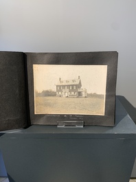 A photo album with the architectural inventory of the German enclave in Jinan (Tsinan Fou - Kai Fengou), 20th C.
