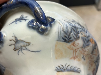 A Chinese Imari-style 'Parasol Ladies' tureen and stand after Cornelis Pronk, Qianlong, ca. 1740