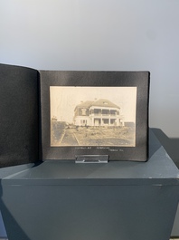 A photo album with the architectural inventory of the German enclave in Jinan (Tsinan Fou - Kai Fengou), 20th C.