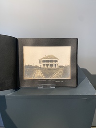 A photo album with the architectural inventory of the German enclave in Jinan (Tsinan Fou - Kai Fengou), 20th C.
