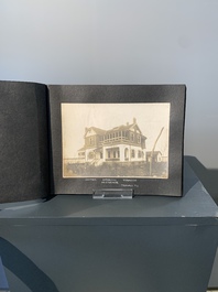 A photo album with the architectural inventory of the German enclave in Jinan (Tsinan Fou - Kai Fengou), 20th C.