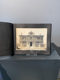 A photo album with the architectural inventory of the German enclave in Jinan (Tsinan Fou - Kai Fengou), 20th C.