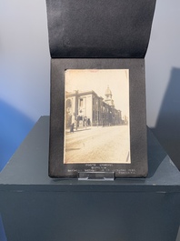 A photo album with the architectural inventory of the German enclave in Jinan (Tsinan Fou - Kai Fengou), 20th C.