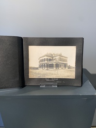 A photo album with the architectural inventory of the German enclave in Jinan (Tsinan Fou - Kai Fengou), 20th C.