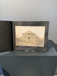 A photo album with the architectural inventory of the German enclave in Jinan (Tsinan Fou - Kai Fengou), 20th C.