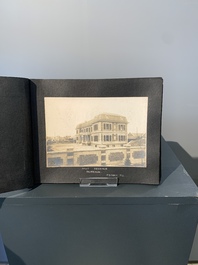 A photo album with the architectural inventory of the German enclave in Jinan (Tsinan Fou - Kai Fengou), 20th C.