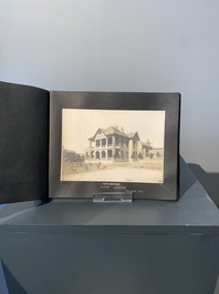 A photo album with the architectural inventory of the German enclave in Jinan (Tsinan Fou - Kai Fengou), 20th C.