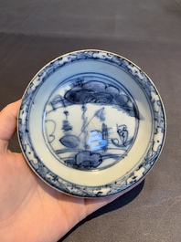 A collection of 11 Chinese blue and white wares, Ming