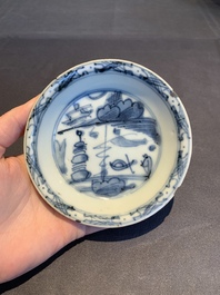 A collection of 11 Chinese blue and white wares, Ming