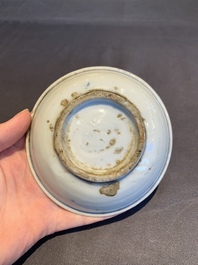 A collection of 11 Chinese blue and white wares, Ming