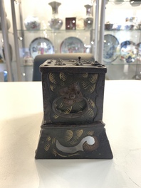 A polychrome wrought-iron casket, South Germany, Nuremberg, 17th C.