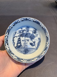 A collection of 11 Chinese blue and white wares, Ming