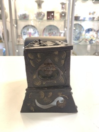 A polychrome wrought-iron casket, South Germany, Nuremberg, 17th C.