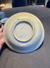 A collection of 11 Chinese blue and white wares, Ming