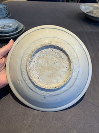 A collection of 11 Chinese blue and white wares, Ming