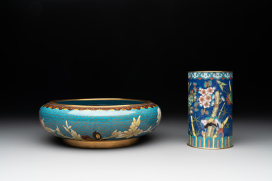 12 Chinese cloisonn&eacute; wares, 19/20th C.