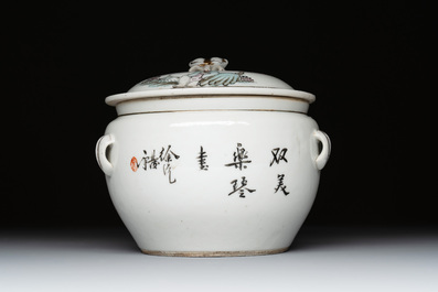 Eight Chinese famille rose wares, 19/20th C.