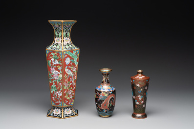 12 Chinese cloisonn&eacute; wares, 19/20th C.