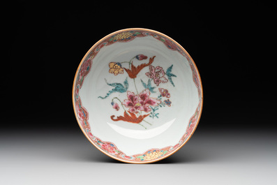 12 Chinese capucin-ground wares, Yongzheng/Qianlong