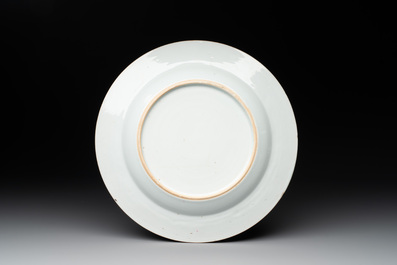 Six Chinese blue, white and famille rose wares, 18/19th C.