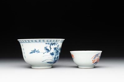 Ten Chinese blue, white, famille rose and Imari-style wares, 18/19th C.