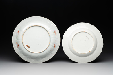 13 Chinese famille rose, verte and iron-red-decorated wares, Kangxi and later