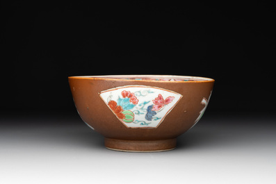 12 Chinese capucin-ground wares, Yongzheng/Qianlong