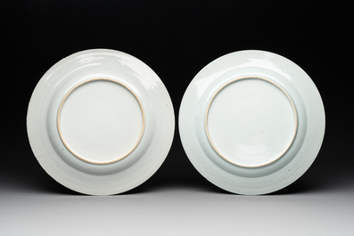 13 Chinese famille rose, verte and iron-red-decorated wares, Kangxi and later
