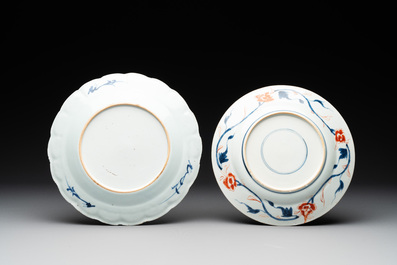 Ten Chinese blue, white, famille rose and Imari-style wares, 18/19th C.