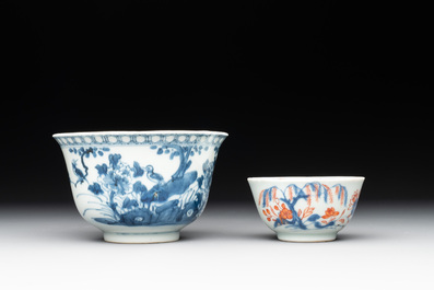 Ten Chinese blue, white, famille rose and Imari-style wares, 18/19th C.