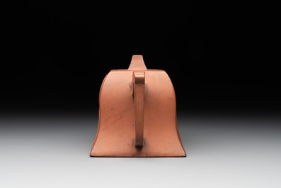 Five Chinese Yixing stoneware teapots, 19/20th C.
