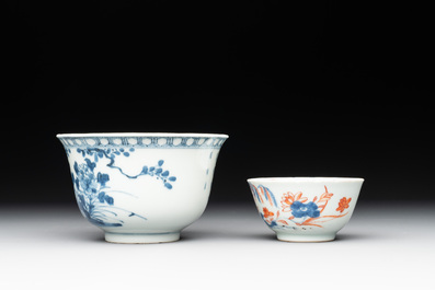 Ten Chinese blue, white, famille rose and Imari-style wares, 18/19th C.