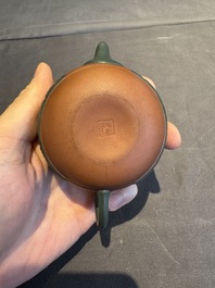 A collection of 20 Chinese Yixing stoneware teapots, 20th C.
