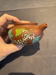 A collection of 20 Chinese Yixing stoneware teapots, 20th C.