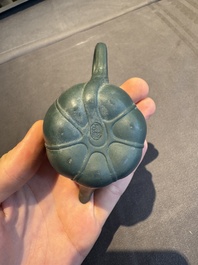 A collection of 20 Chinese Yixing stoneware teapots, 20th C.