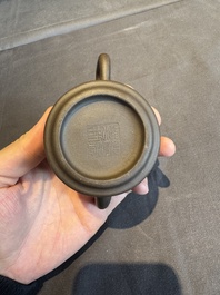 A collection of 20 Chinese Yixing stoneware teapots, 20th C.